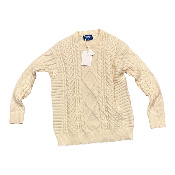 AELFRIC EDEN RETRO 90S CABLE KNIT SWEATER XL NWT - Picture 3 of 9